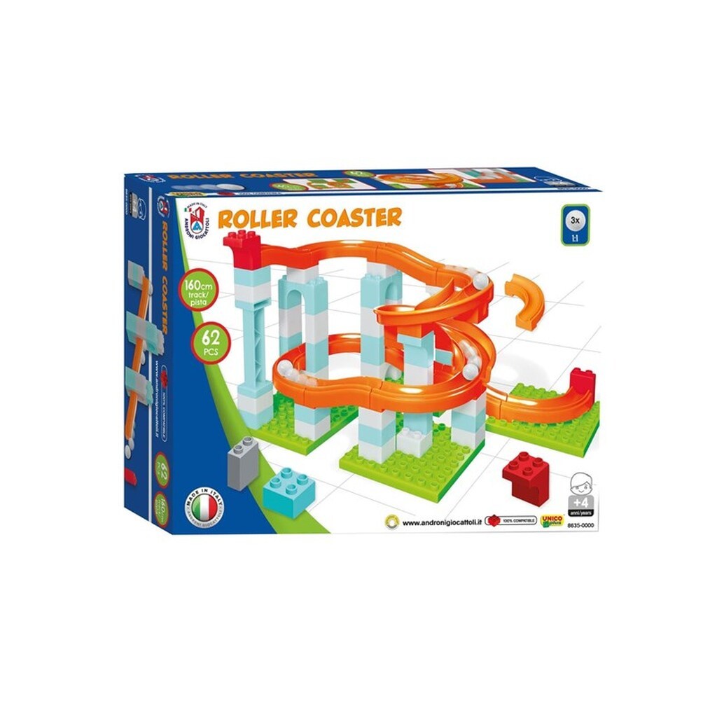 Androni Marble track Roller Coaster Set 62 pieces.