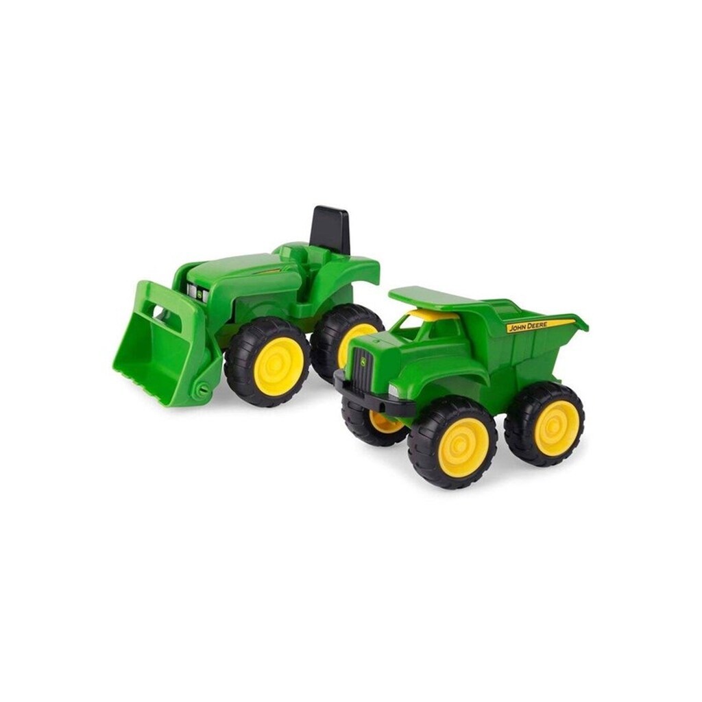 John Deere Mini Sandbox Tractor And Dump Truck Set