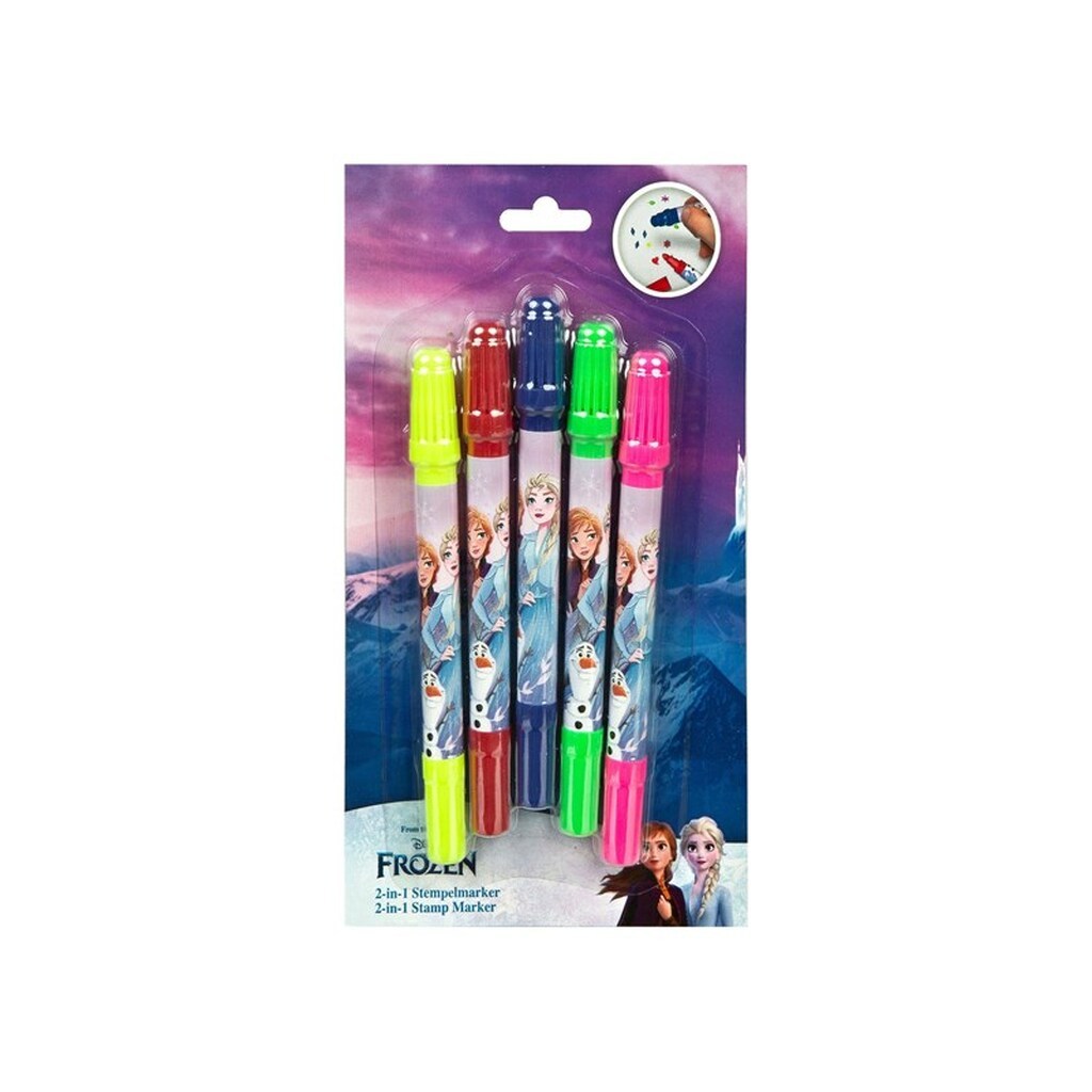 Undercover Stamp pen 2in1 Frozen 4 pcs.
