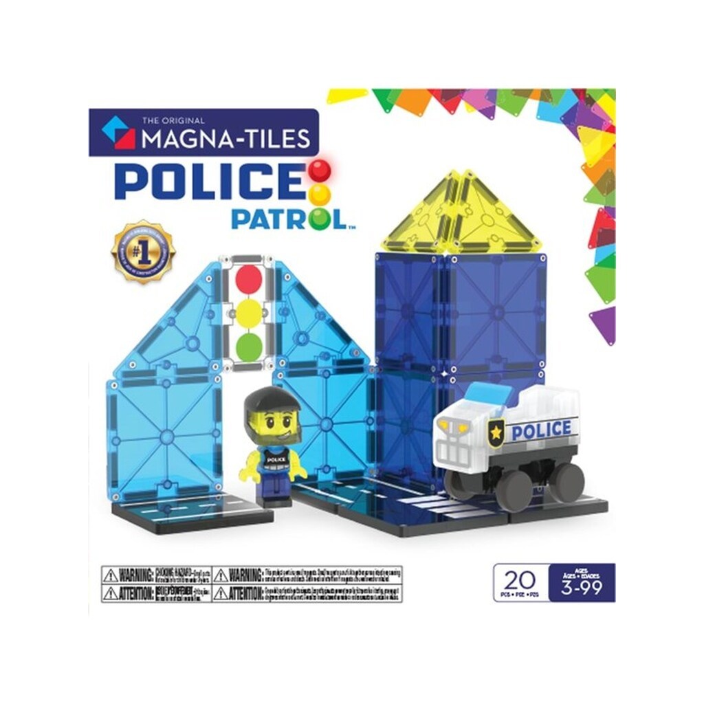 Magna-Tiles Politipatrulje 20 dele