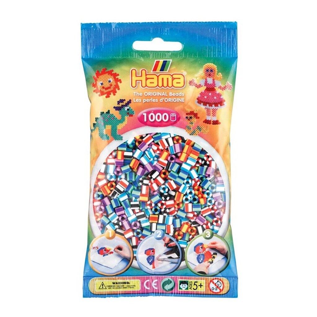 Hama Ironing bead set - Zebra 1000 pcs