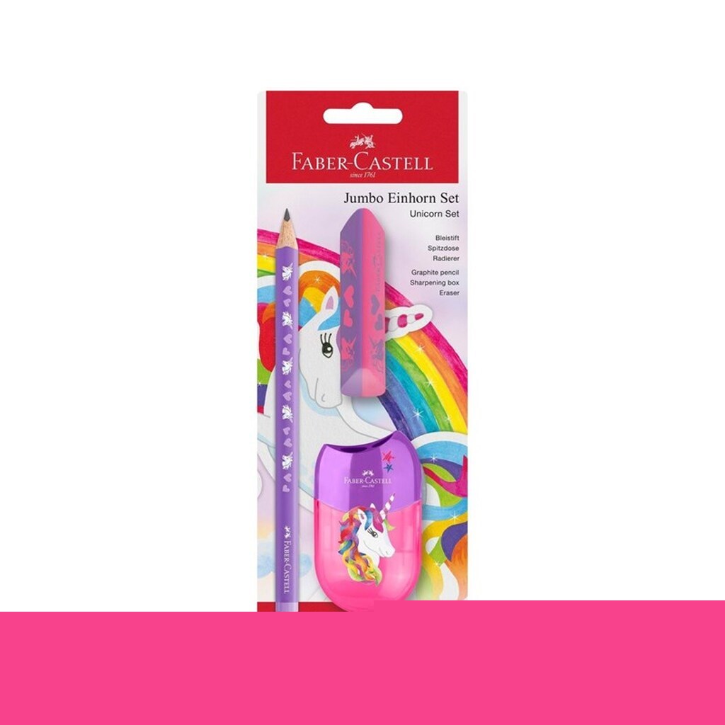 Faber-Castell Jumbo Unicorn Graphite Pencil Set