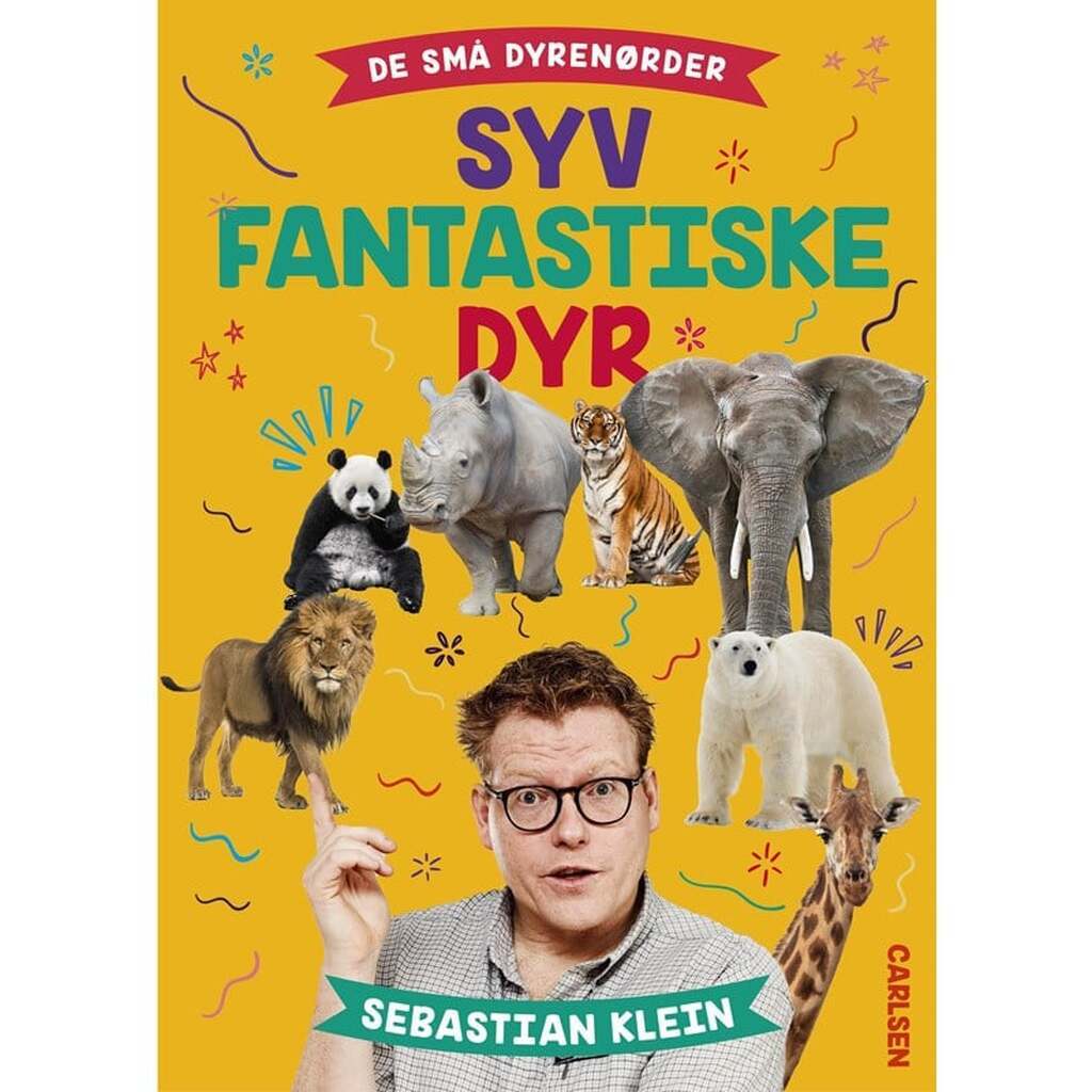 De små dyrenørder - syv fantastiske dyr - Børnebog - Hardcover