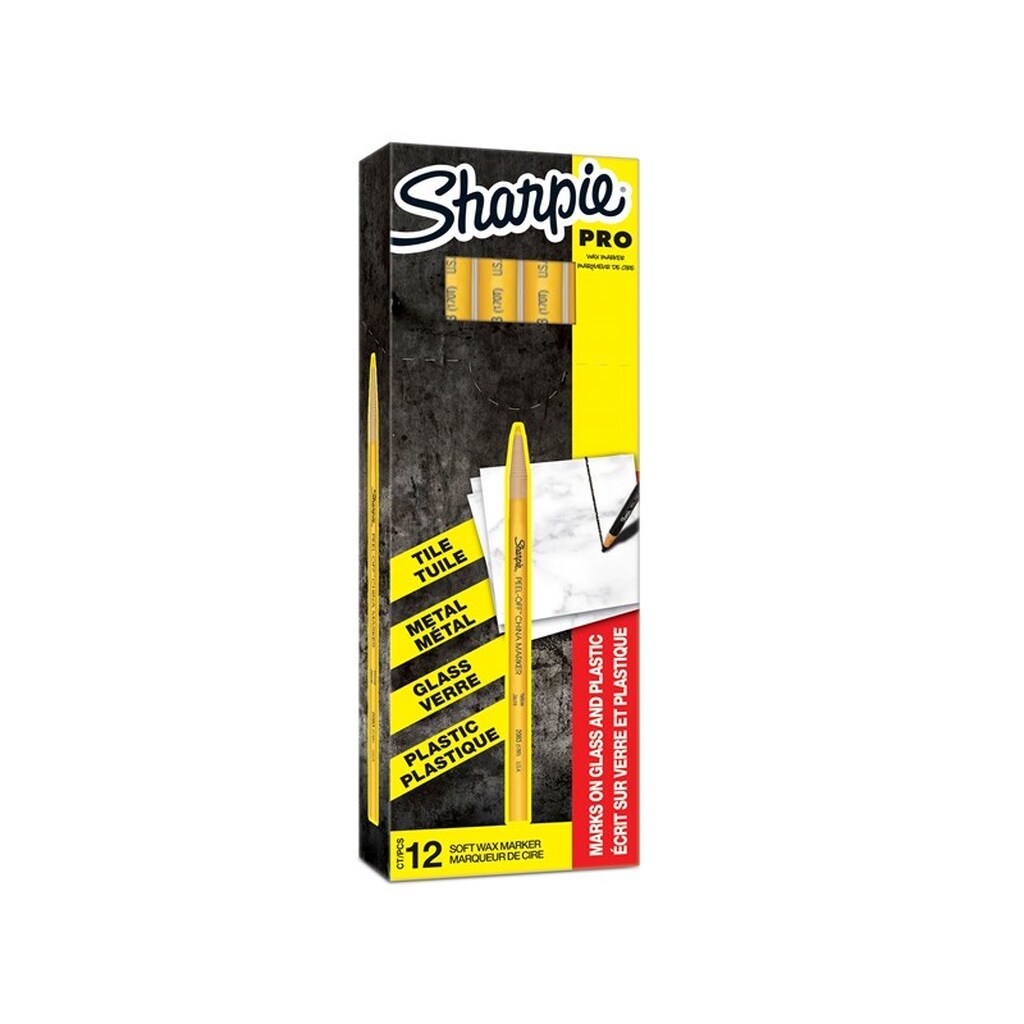 Sharpie Marker  China 2,0mm gul 12 pak