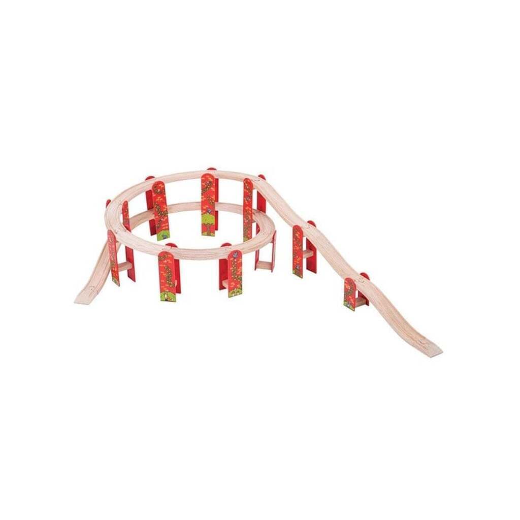 Bigjigs Wooden Rails - Viaduct Expansion Set 27 pcs