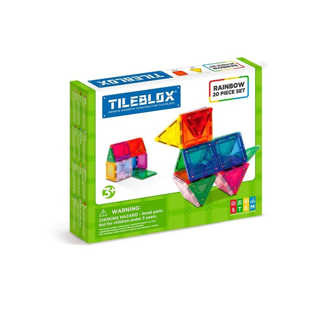 Tileblox Regnbue Sæt 20 dele
