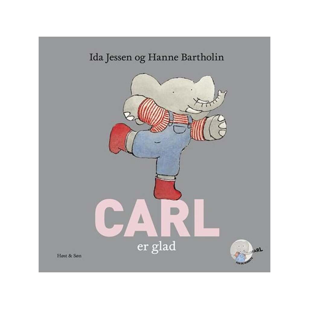 Carl er glad - Børnebog - Hardcover