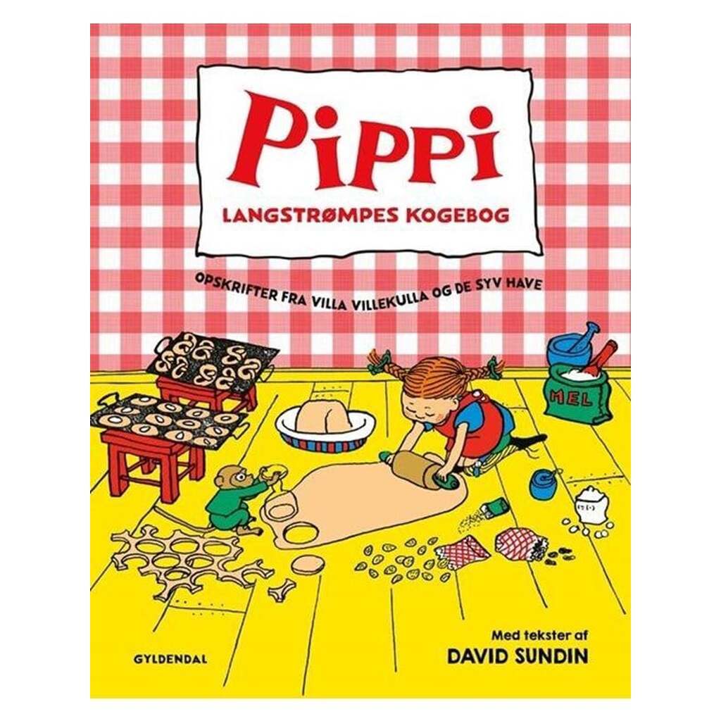 Pippi Langstrømpes kogebog - Børnebog - Hardcover
