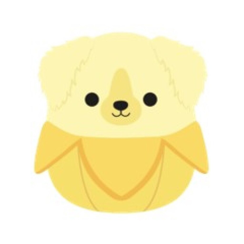 Squishmallows 30 cm P26 Nate Golden Retriever Banana