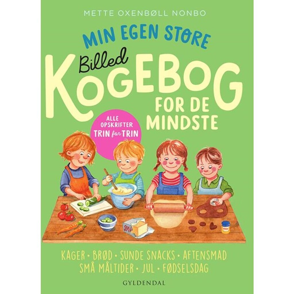 Min egen store billedkogebog for de mindste - Børnebog - Hardcover