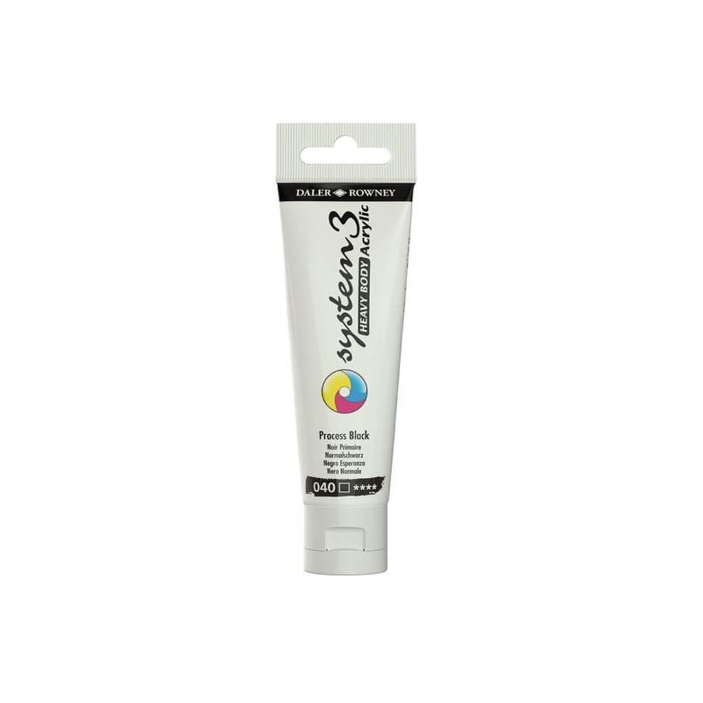 Daler-Rowney System3 Heavy Body 59 ml Process Black