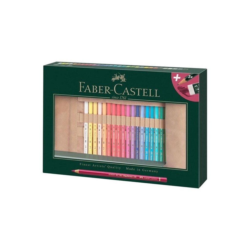 Faber-Castell - Polychromos Colour pencil 30 ct pen. roll (110030)