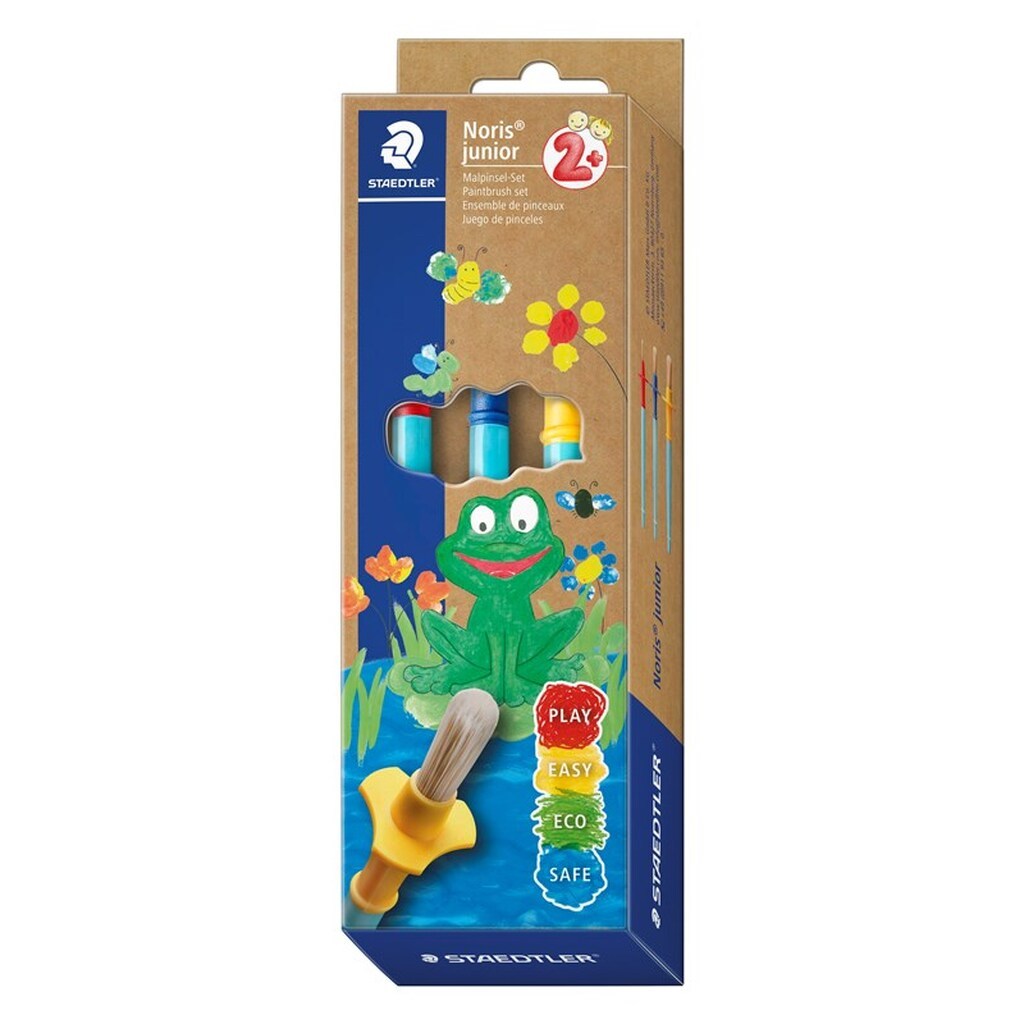 Staedtler NORIS JUNIOR PENSEL SÆT, 3 stk. ass