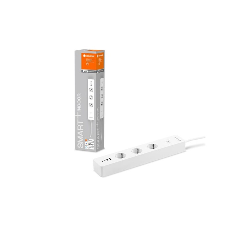 LEDVANCE SMART+ Stikdåse (3 x stik, 2 x USB-A, 2 x USB-C) WiFi