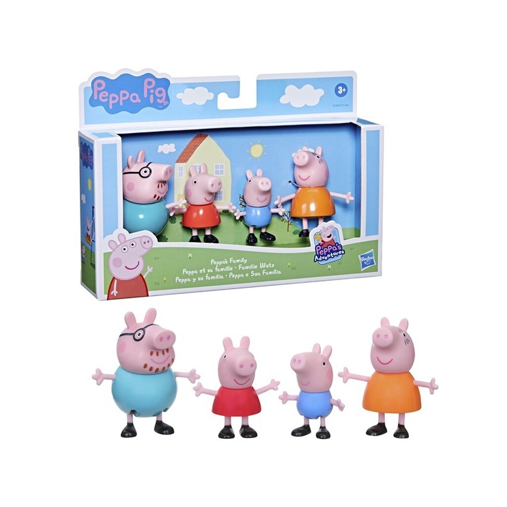 Peppa Pig Gurli Gris Familie 4-pak