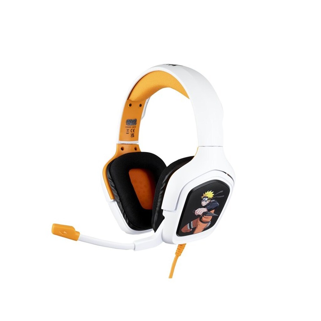 Konix Naruto (White/Orange) - Wired Headset
