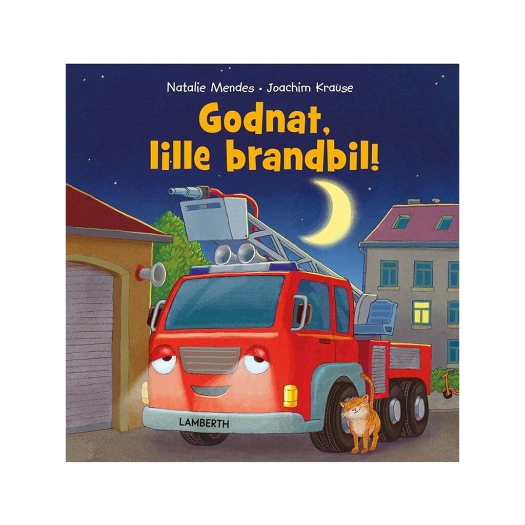 Godnat lille brandbil! - Børnebog - Hardcover