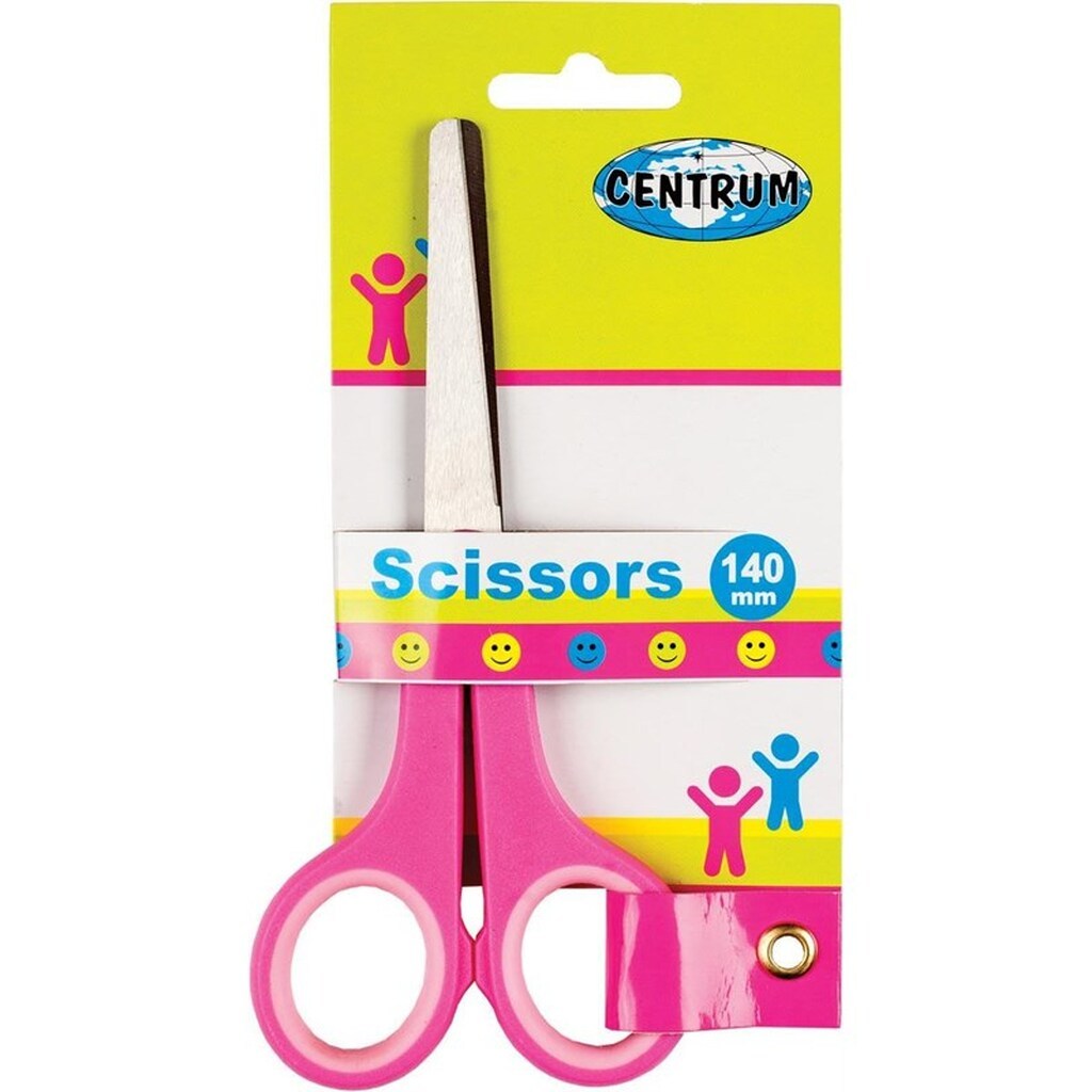 CENTRUM Saks 140mm. Ass. farver. På blisterkort
