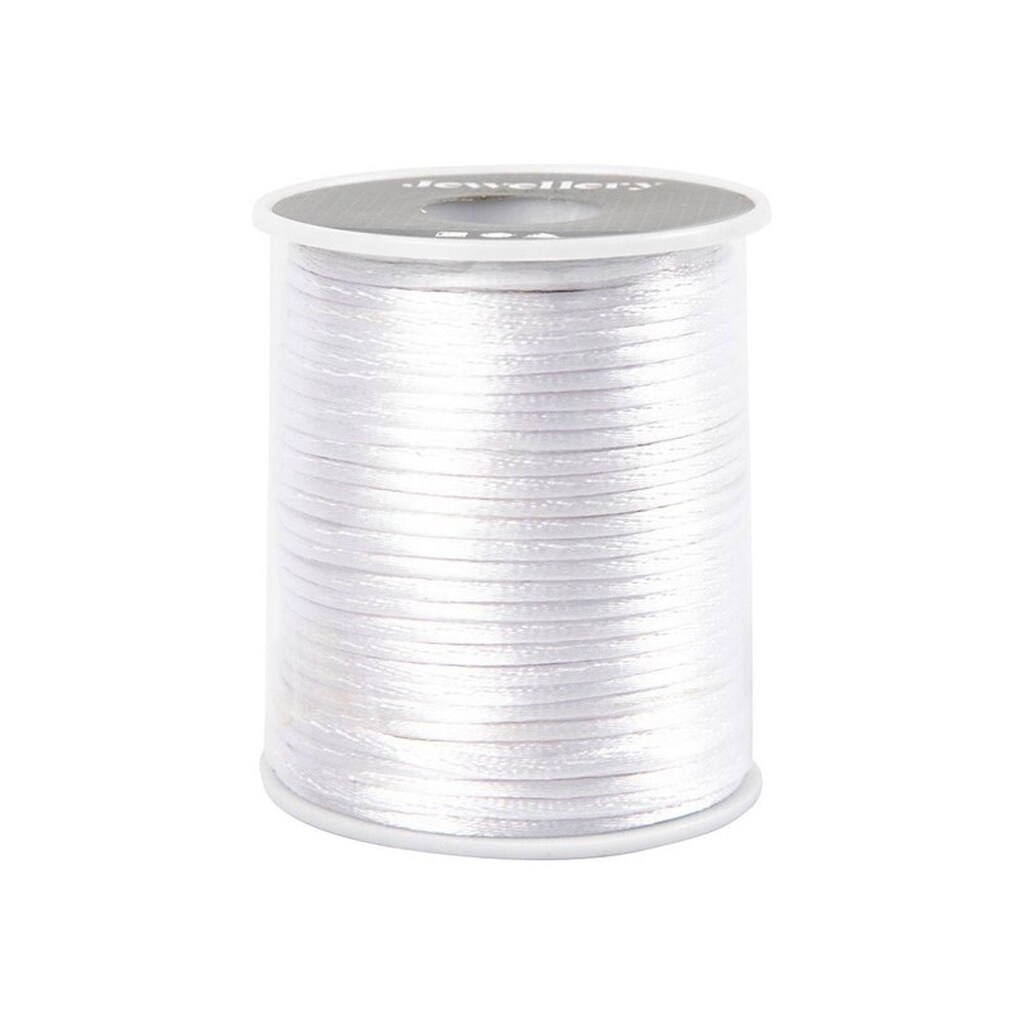 Creativ Company Satin cord White 50m