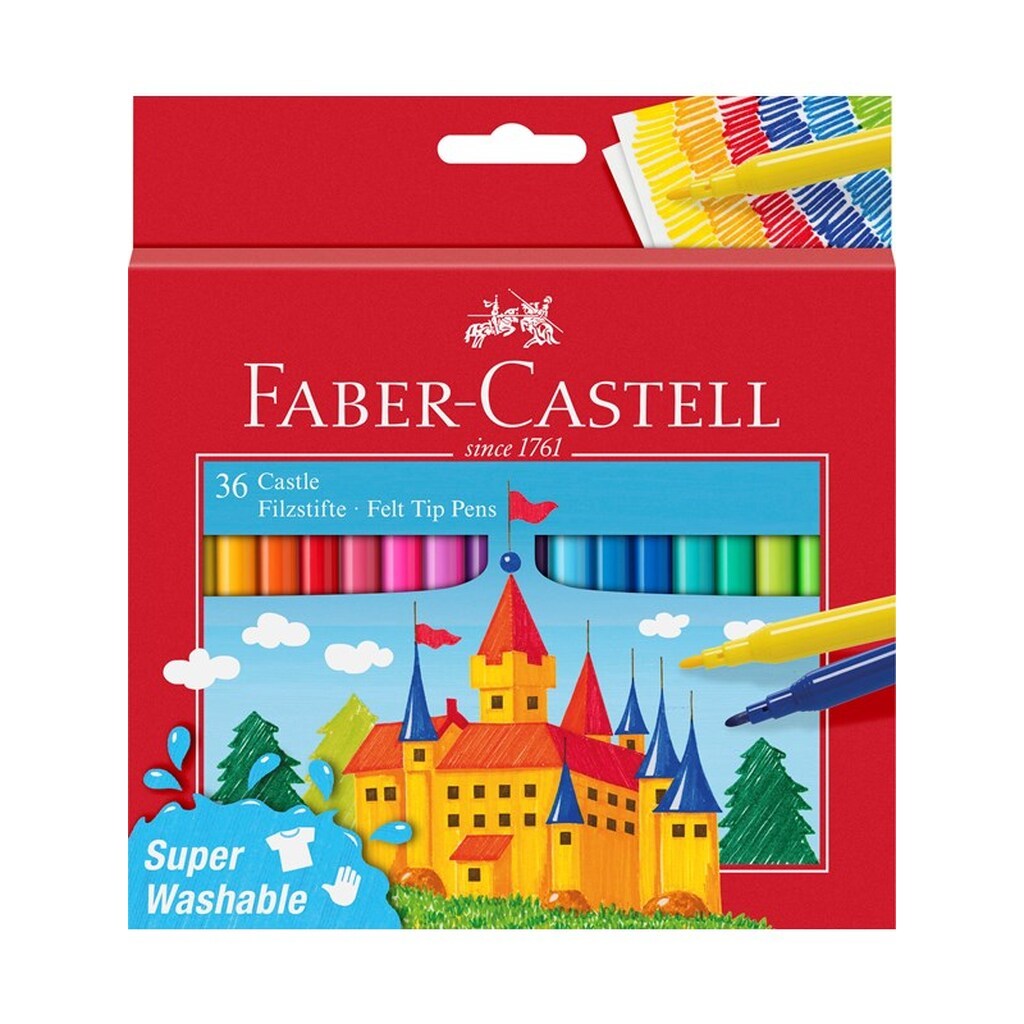 Faber-Castell Tusser børn 36 stk