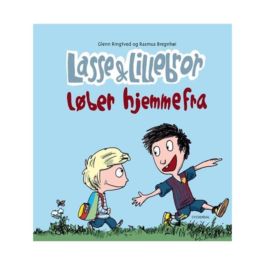 Lasse og Lillebror løber hjemmefra - Børnebog - Hardcover