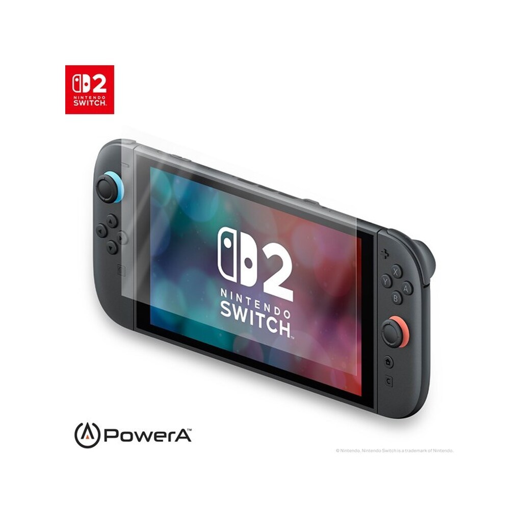 PowerA Skærmbeskytter til Nintendo Switch 2 - 2-pakke