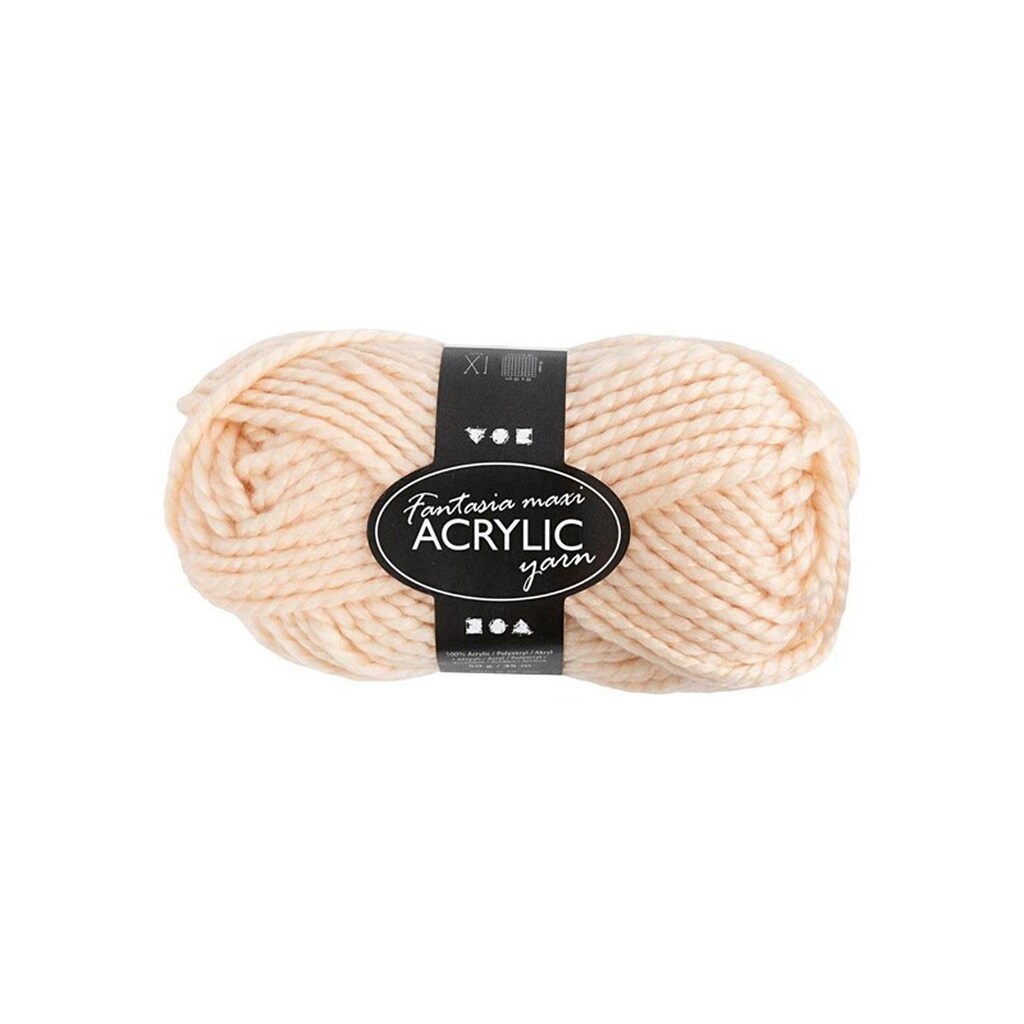 Creativ Company - Fantasia Acrylic Yarn Light Beige 35m
