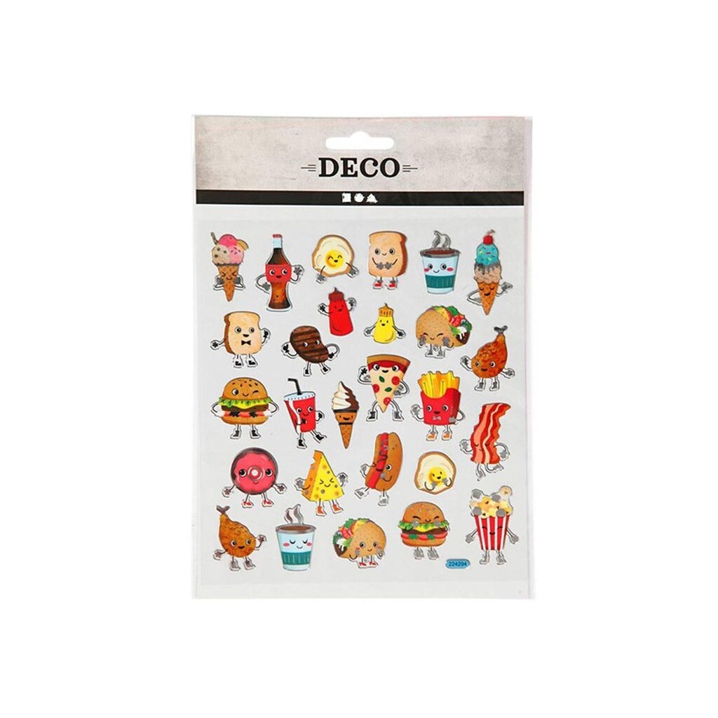Creativ Company - Stickers Fast Food 1 Sheet