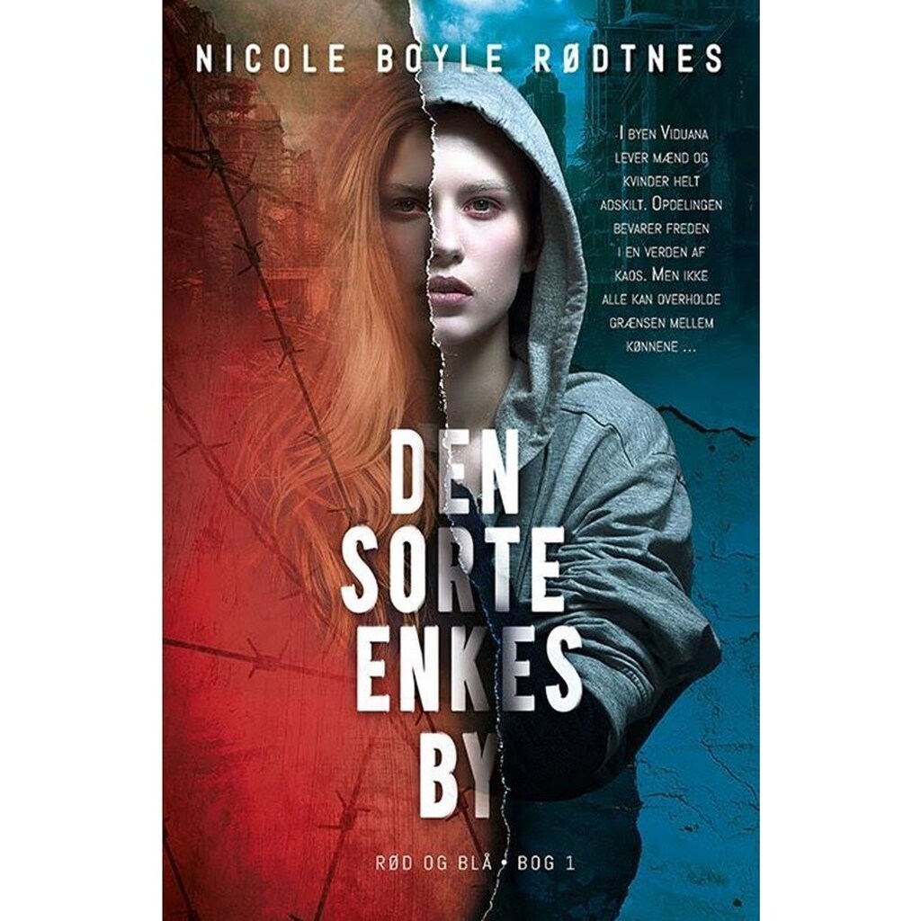 Rød og blå 1: Den sorte enkes by - Ungdomsbog - paperback