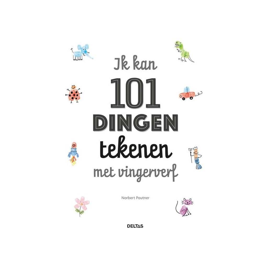 Deltas I Can Draw 101 Things with Finger Paint Hobby Book