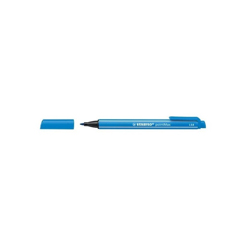 STABILO pointMax - fibre-tip pen - turquoise blue