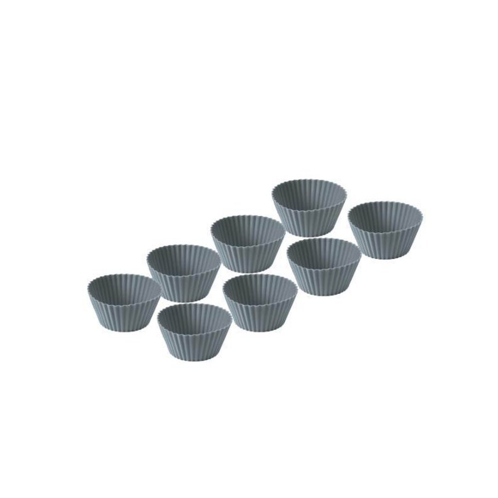 Funktion Muffin mould 8 pcs. grey silicone