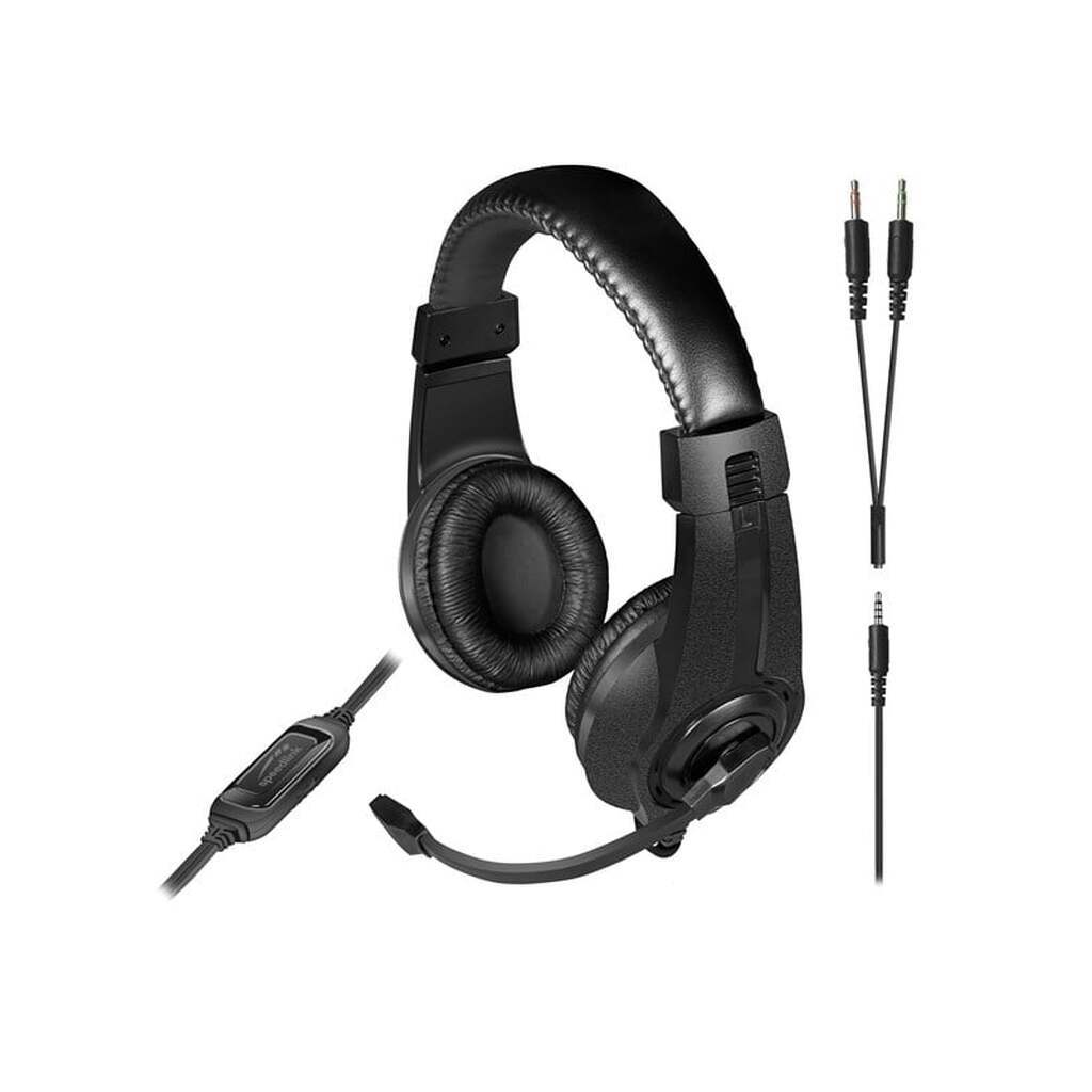 Speed-Link LEGATOS Stereo Gaming Headset - Black - Wired Headset - Sony PlayStation 4