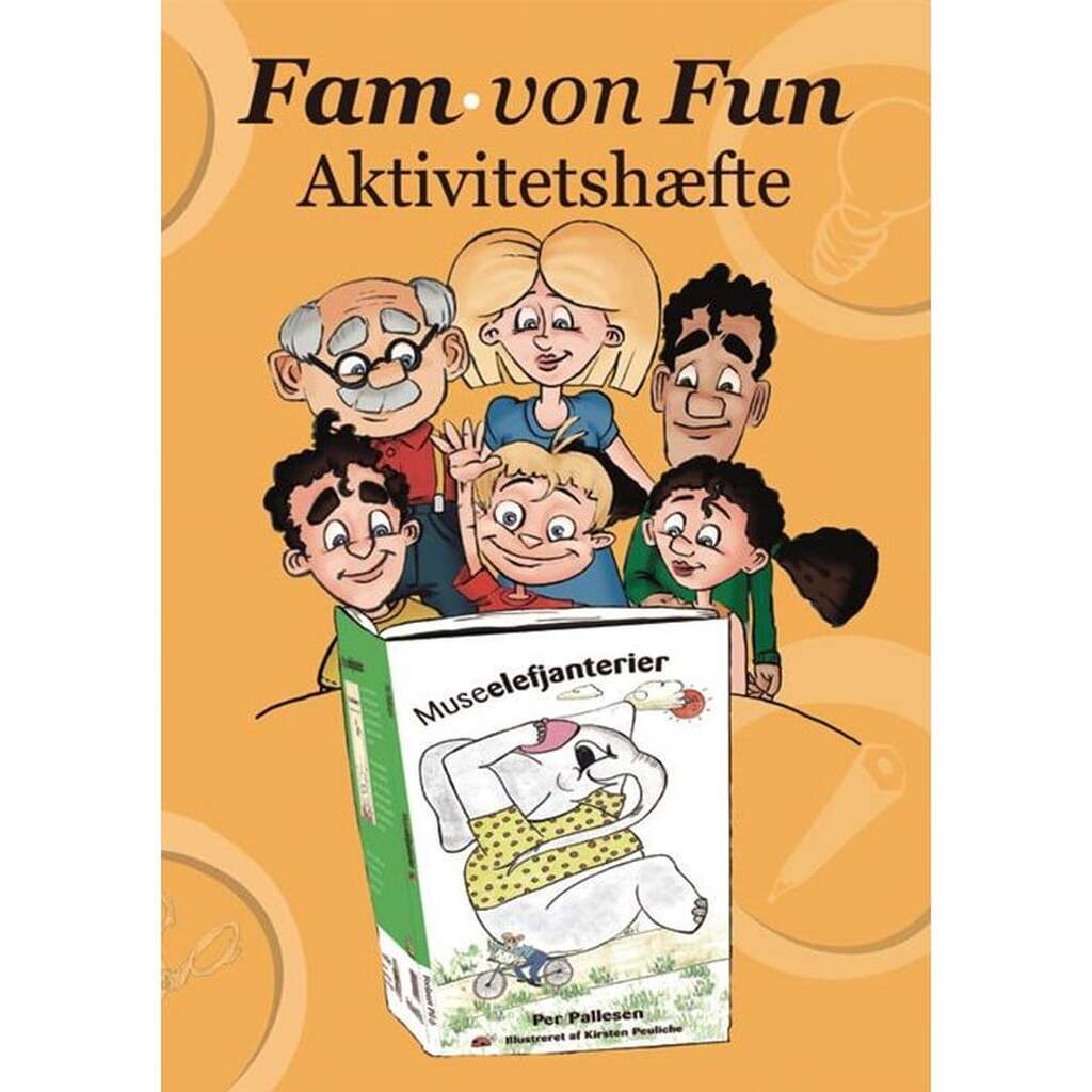 Fam. von Fun Aktivitetshæfte til Museelefjanterier - Børnebog - Hæfte