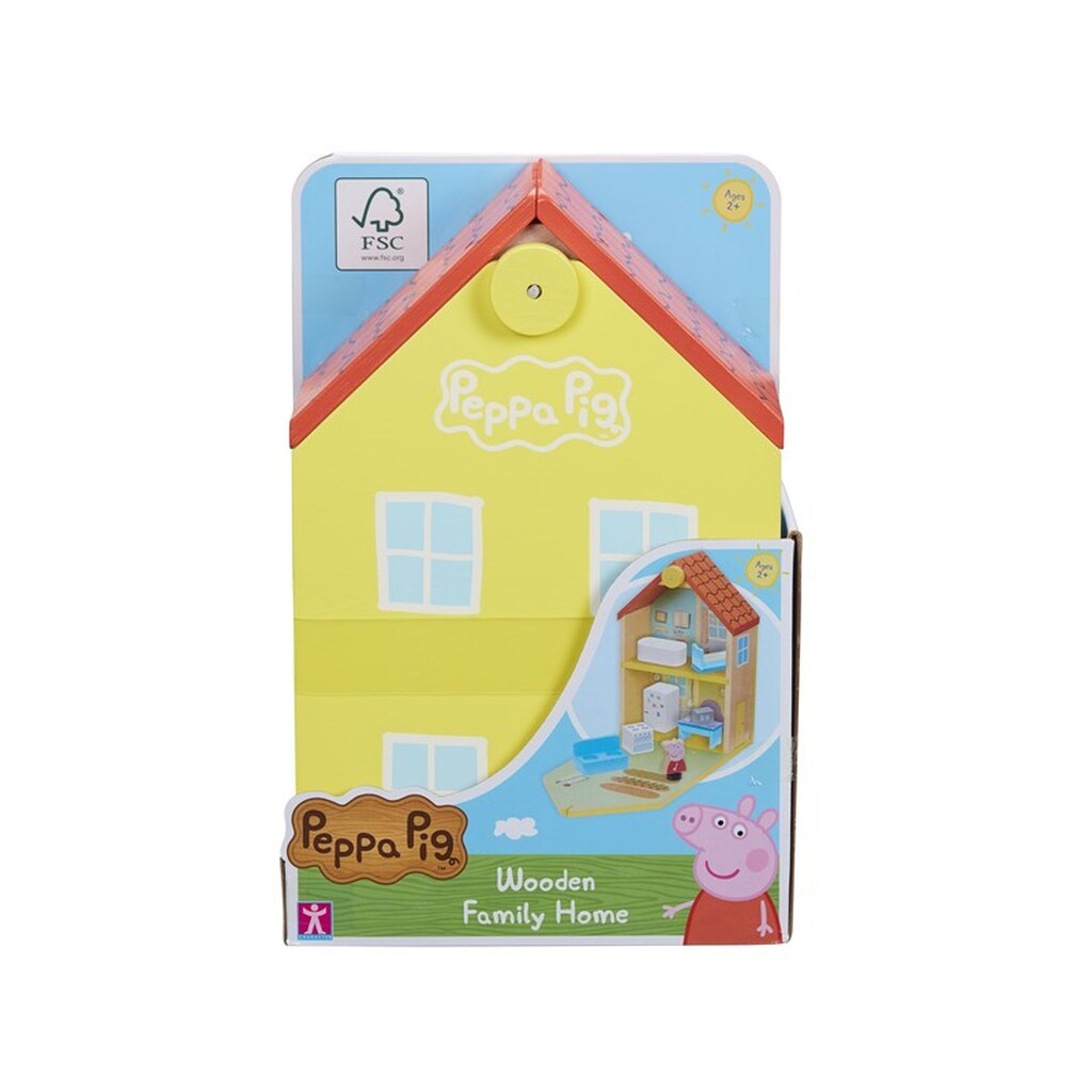Peppa Pig Wooden Dollhouse with Accessories