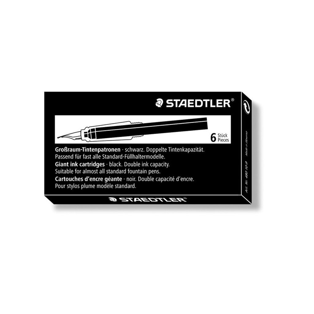 Staedtler JUMBO BLÆK PATRON, 20 X 6 STK,  SORT