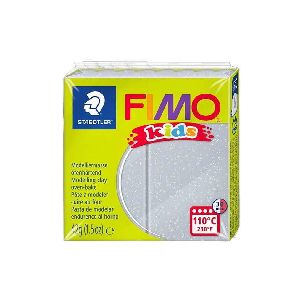 Staedtler FIMO kids modeller 42 g.Sølv Glit