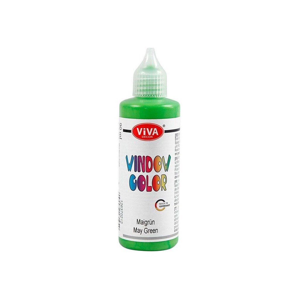 Creativ Company - Window Color Sticker and Glass Paint - Light Green 90ml