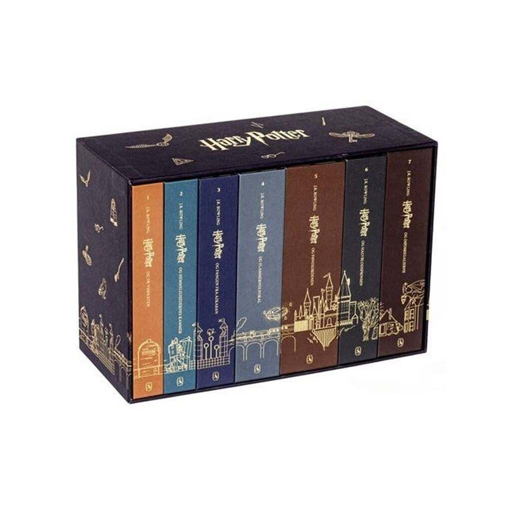 Harry Potter 1-7 - 25 års jubilæumsudgaver i bokssæt - Ungdomsbog - hardcover