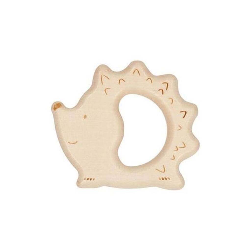 Goki Wooden Gripping Ring Hedgehog