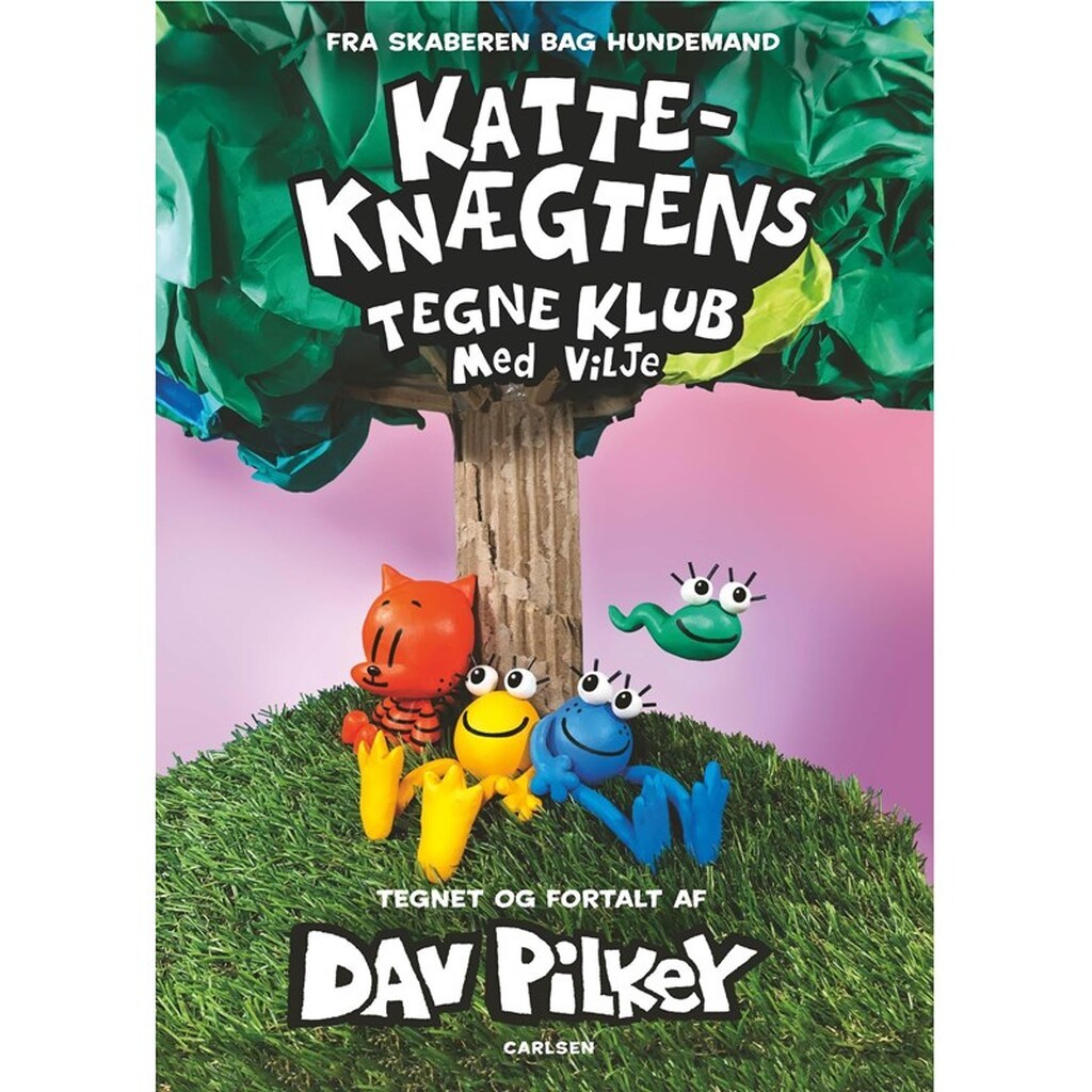 Katte-Knægtens Tegneklub (3) - Med vilje - Børnebog - Hardcover
