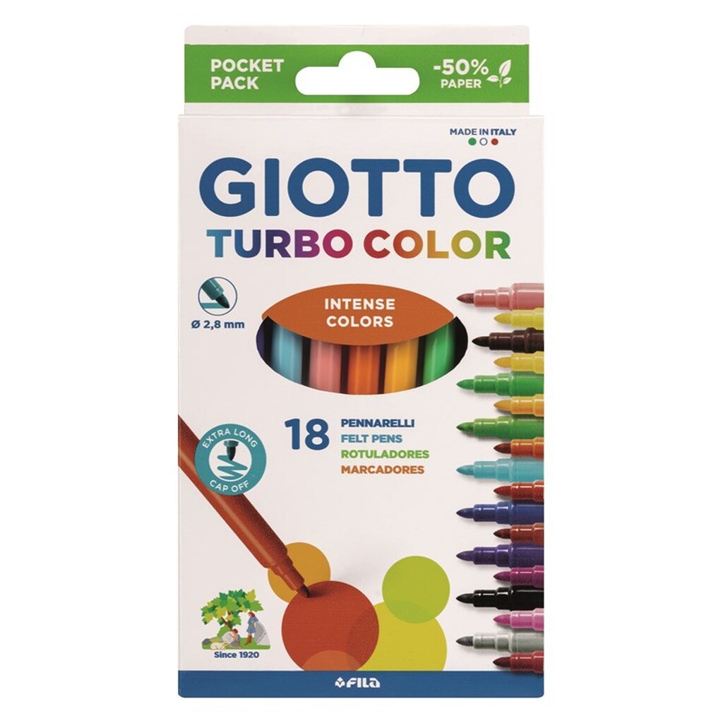 Giotto Turbo Color 18 pcs BL