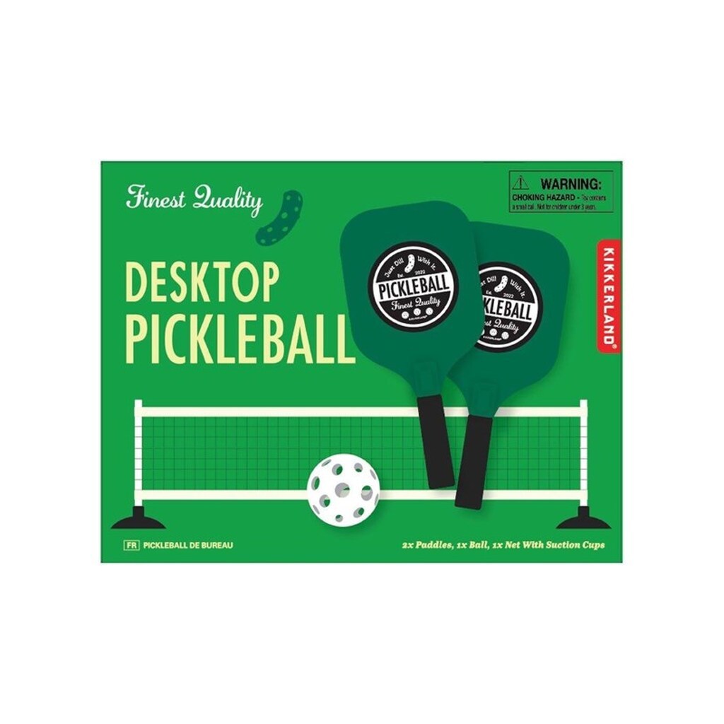 Kikkerland Desktop Pickleball
