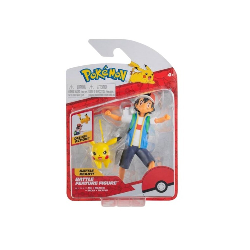 Pokemon Kampfigurer Ash &amp; Pikachu