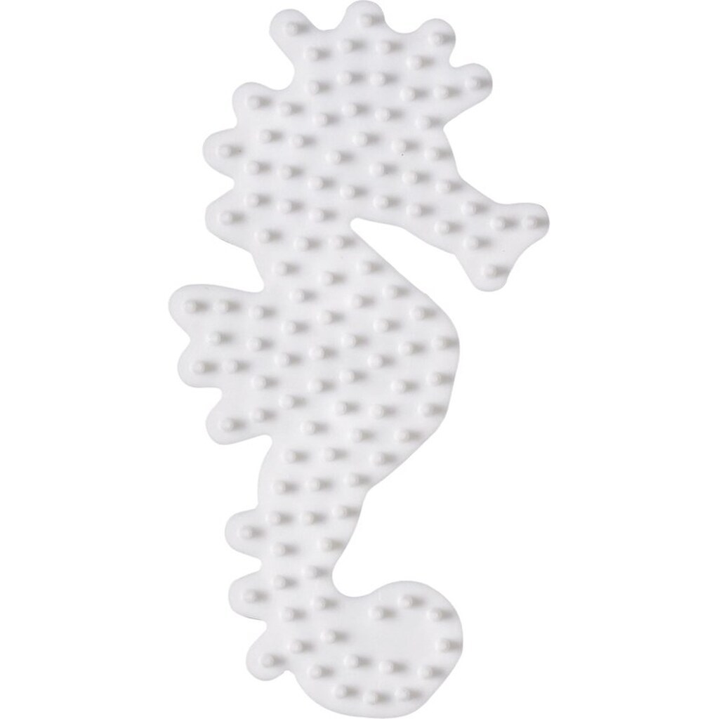 Hama Ironing Beads Plate: Sea Horse