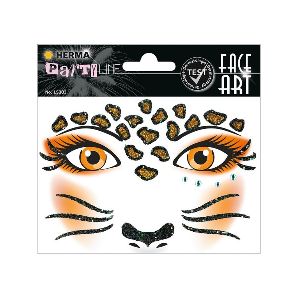 HERMA Face Art Sticker Leopard
