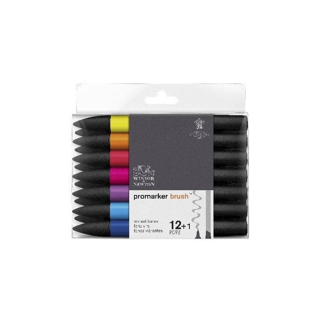 Winsor &amp; Newton Promarker Brush Vibrant (12+1 pcs)