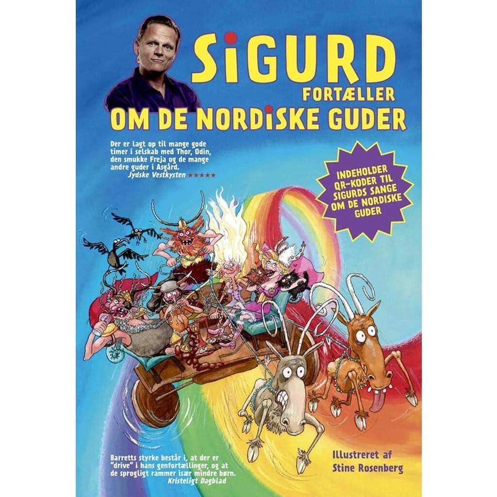 Sigurd fortæller om de nordiske guder - Børnebog - Hardcover