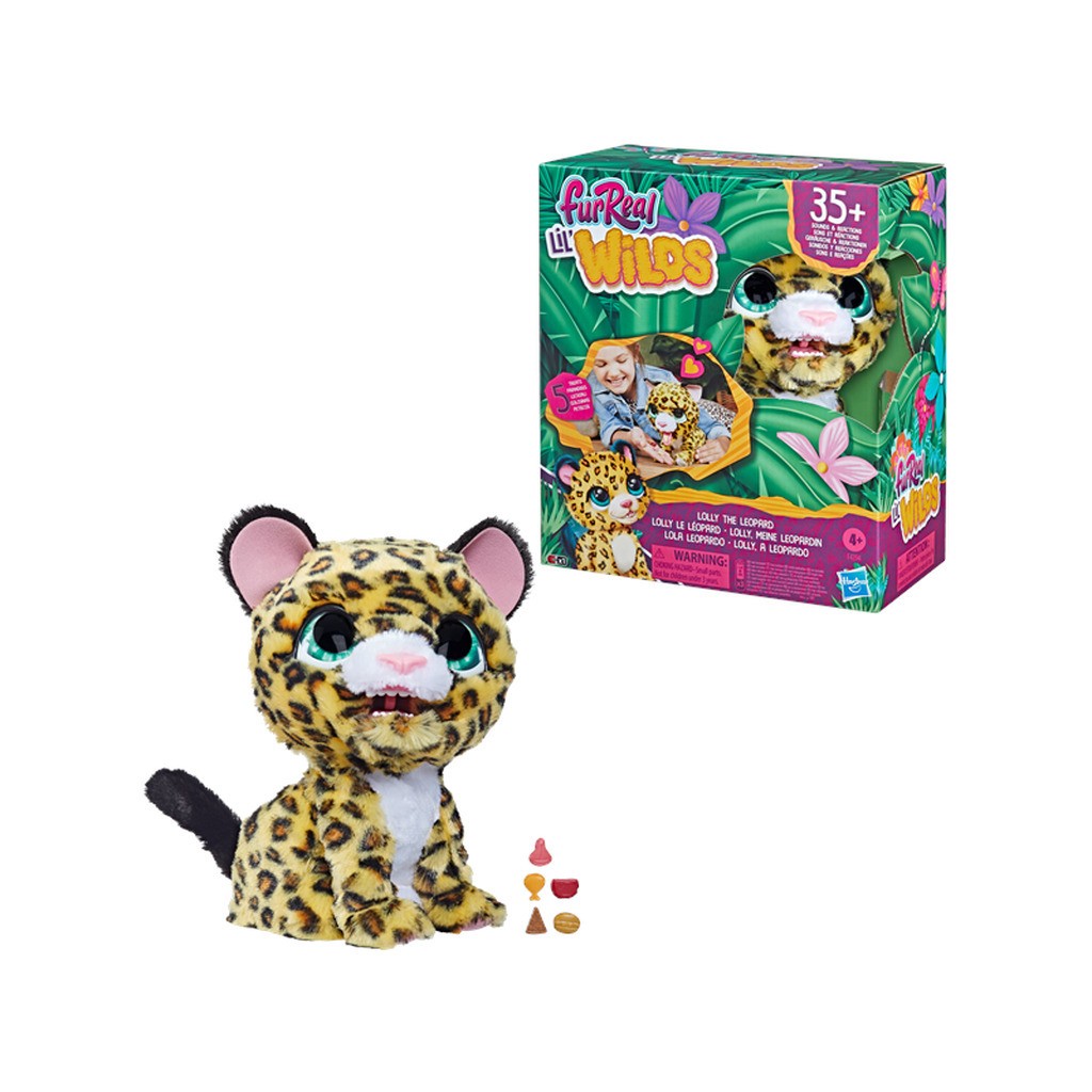 FurReal Lil&apos; Wilds Lolly the Leopard Plush Toy