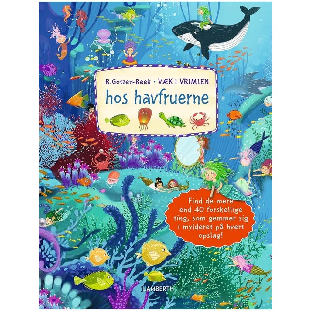 Væk i vrimlen hos havfruerne - Børnebog - Board books
